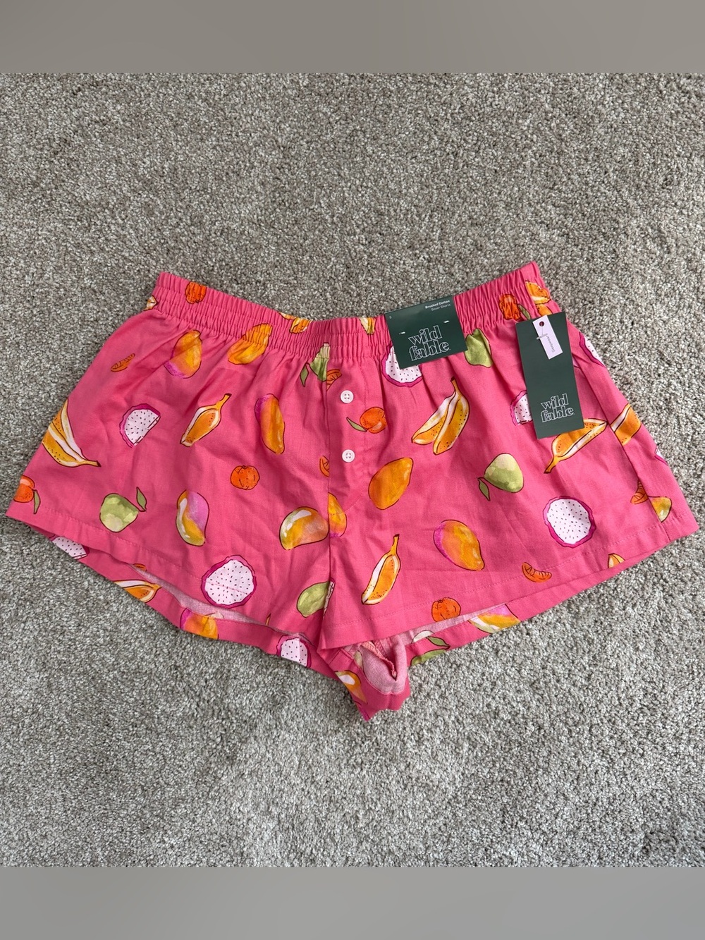 Wild Fable Fruit-Print Sleep Shorts